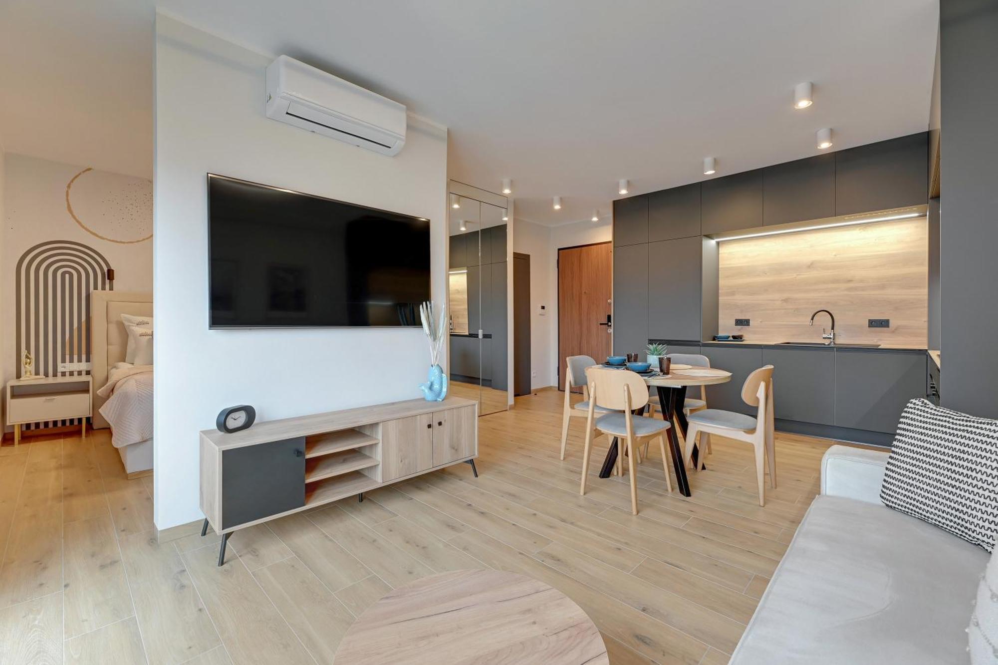 Nadmotlawie Estate Gym, Sauna & Parking By Downtown Apartments กดัญสก์ ภายนอก รูปภาพ